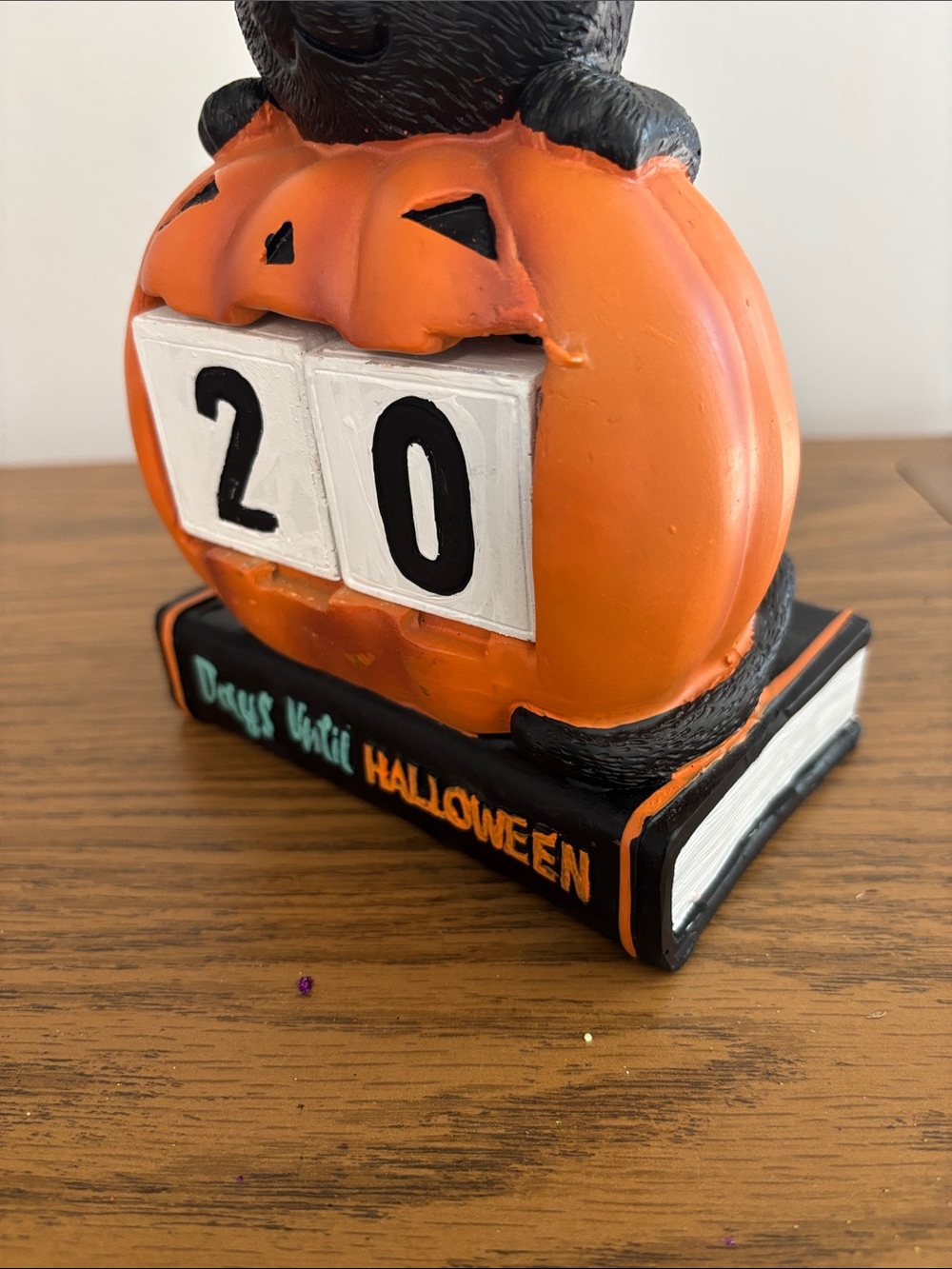 Black & Orange Halloween Cat Countdown Calendar - Pets Cat - Picture 6 of 6